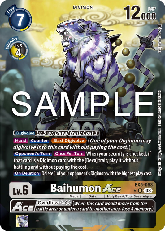 Image for Baihumon ACE (Alternate Art) - Digimon Card Game