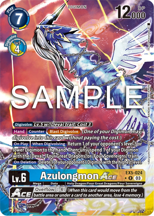 Image for Azulongmon ACE (Alternate Art) - Digimon Card Game
