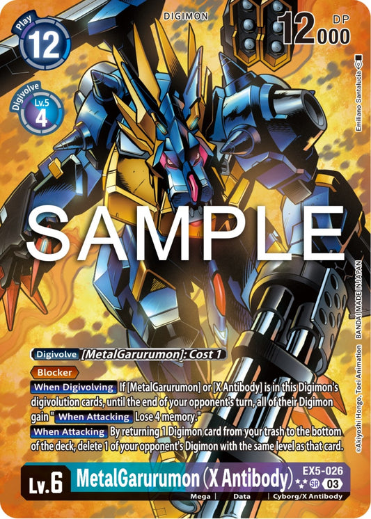 Image for MetalGarurumon (X Antibody) (3 Star Alternate Art) - Digimon Card Game