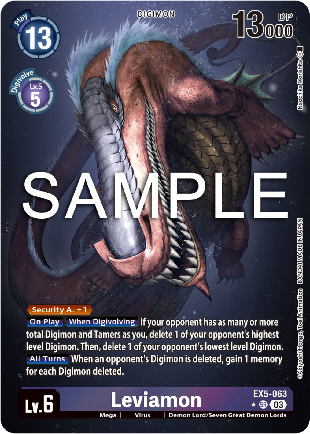 Image for Leviamon (Alternate Art) - Digimon Card Game