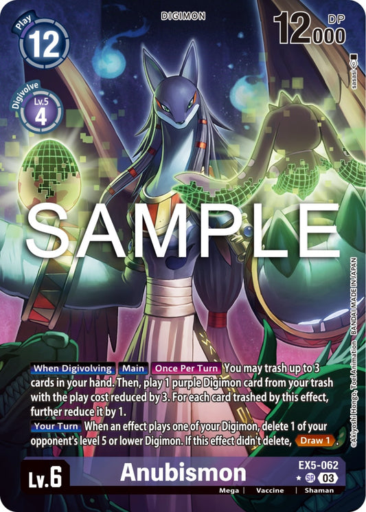 Image for Anubismon (Alternate Art) - Digimon Card Game
