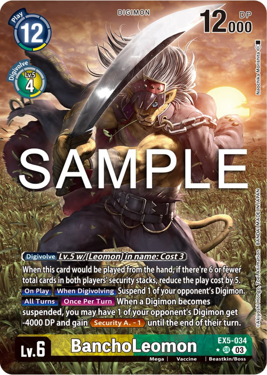 Image for BanchoLeomon (Alternate Art) - Digimon Card Game