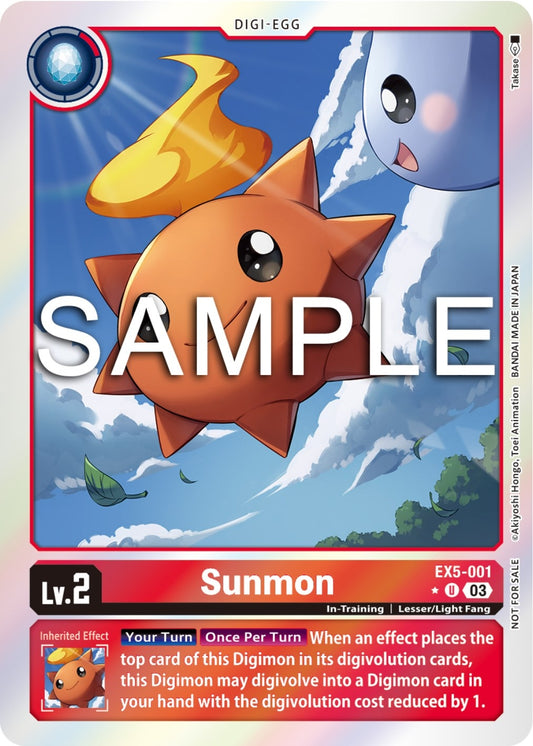 Image for Sunmon (Animal Colosseum Box Promotion Pack) - Digimon Card Game