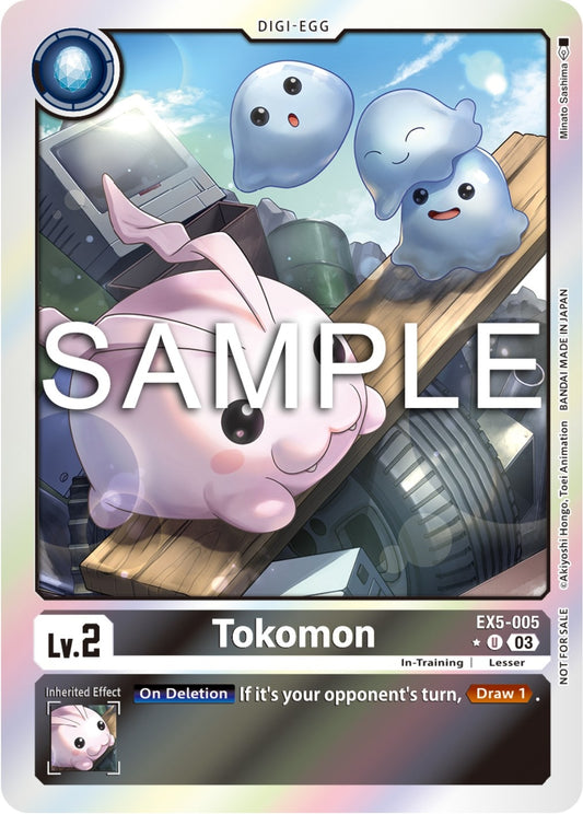 Image for Tokomon (Animal Colosseum Box Promotion Pack) - Digimon Card Game