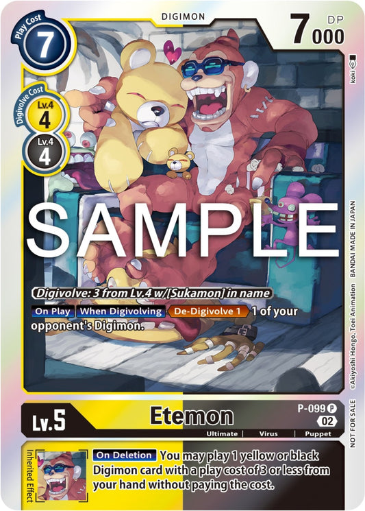 Image for Etemon - P-099 (Limited Card Pack Ver.2) - Digimon Card Game