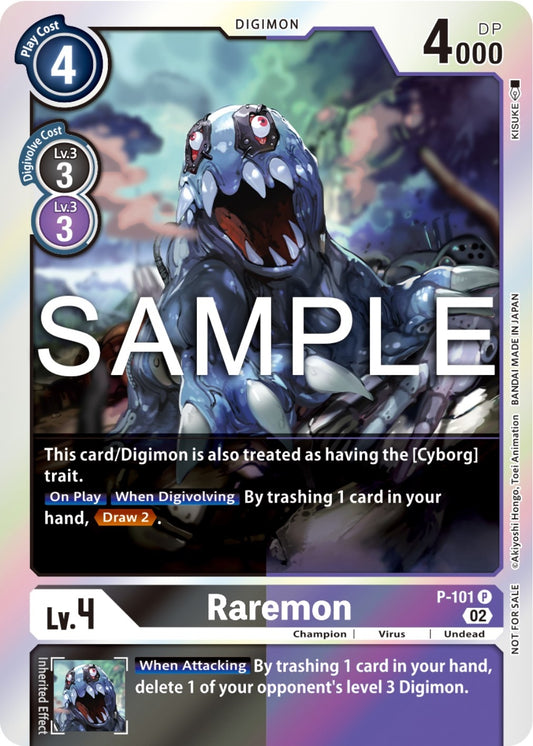 Image for Raremon - P-101 (Limited Card Pack Ver.2) - Digimon Card Game
