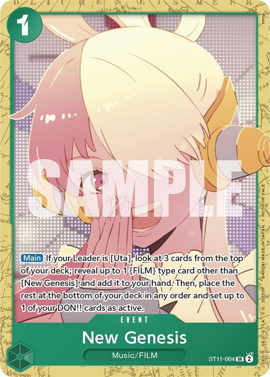 Image for New Genesis (Starter Deck 11: Uta Deck Battle) - One Piece Card Game