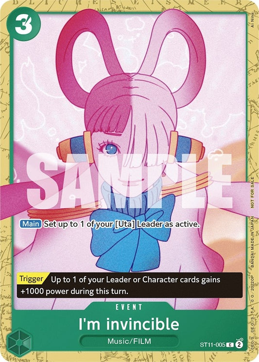 Image for I'm invincible (Starter Deck 11: Uta Deck Battle) - One Piece Card Game