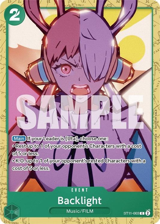 Image for Backlight (Starter Deck 11: Uta Deck Battle) - One Piece Card Game