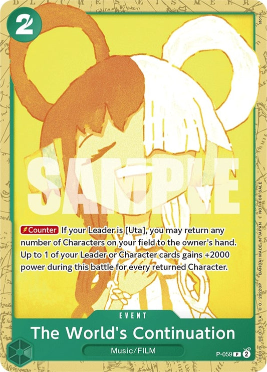 Image for The World's Continuation (Starter Deck 11: Uta Deck Battle) - One Piece Card Game