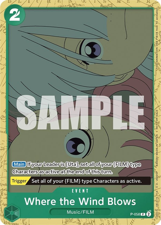 Image for Where the Wind Blows (Starter Deck 11: Uta Deck Battle) - One Piece Card Game
