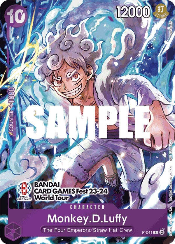 Image for Monkey.D.Luffy (041) (BANDAI CARD GAMES Fest 23-24 World Tour) - One Piece Card Game