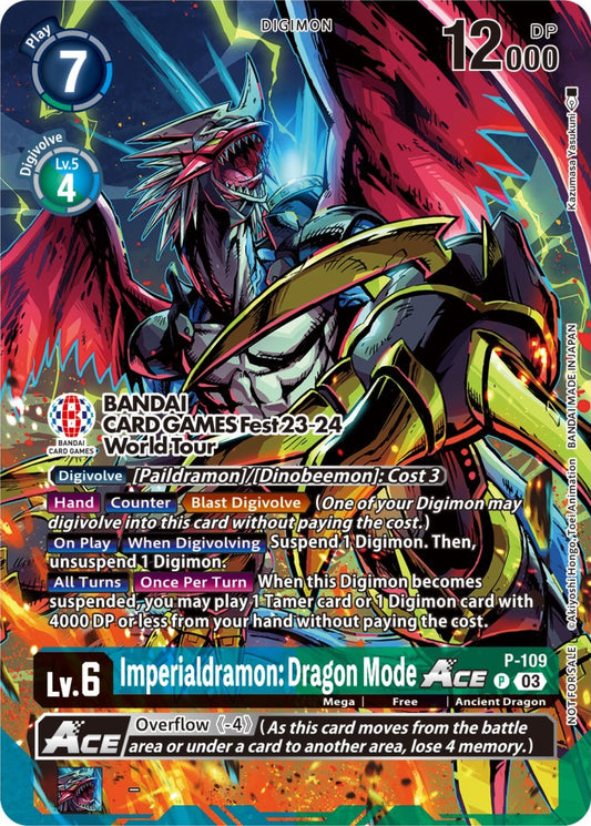 Image for Imperialdramon: Dragon Mode ACE - P-109 (BANDAI Card Games Fest 23-24 World Tour) - Digimon Card Game