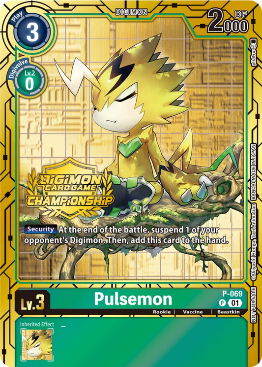 Image for Pulsemon - P-069 (Championship 2023 Gold Card Set) - Digimon Card Game