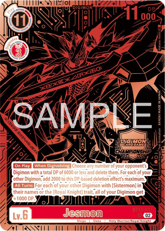 Image for Jesmon (2023 Championship Finals 3rd and 4th Place) - Digimon Card Game