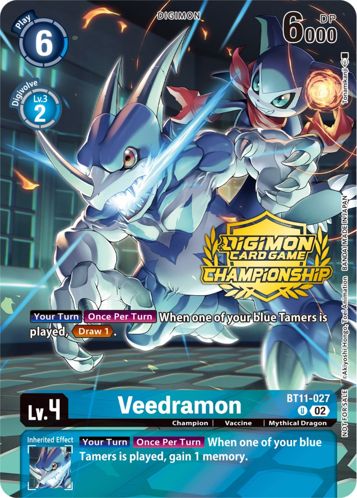 Image for Veedramon (Championship 2023 Tamers Pack) - Digimon Card Game