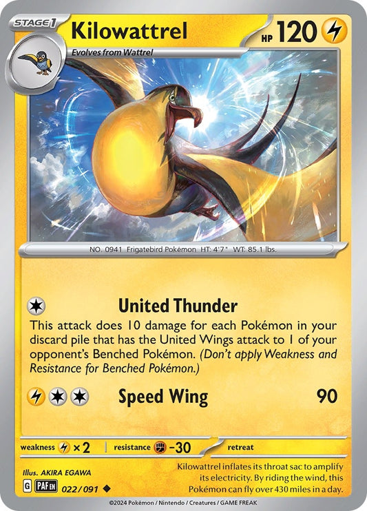 Image for Kilowattrel - Pokemon