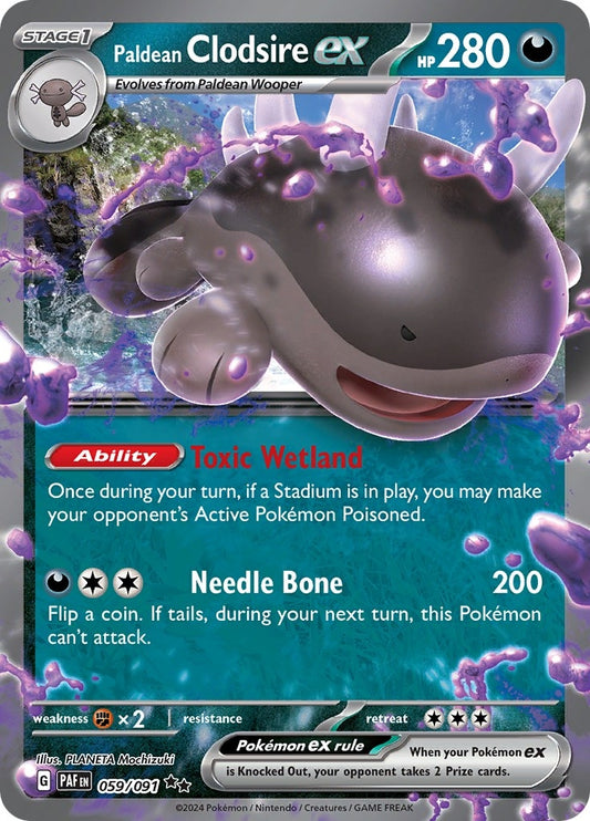 Image for Paldean Clodsire ex - Pokemon