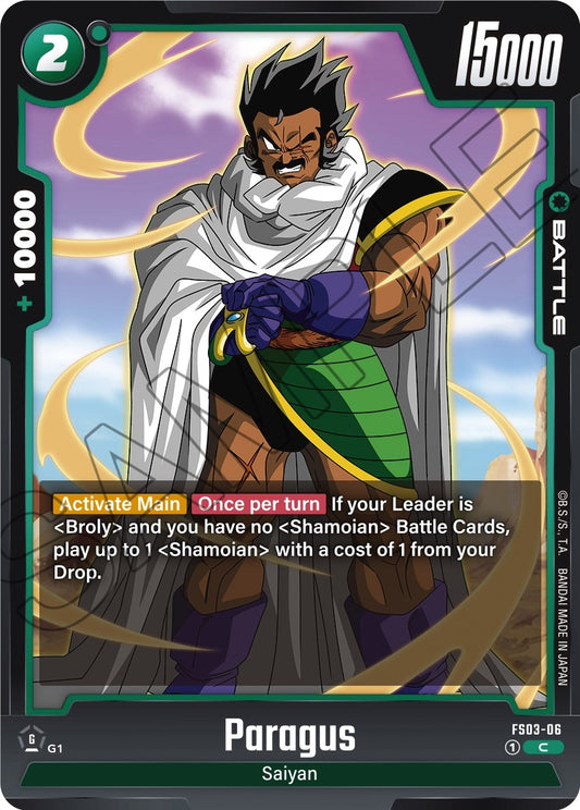 Image for Paragus - FS03-06 - Dragon Ball Super: Fusion World