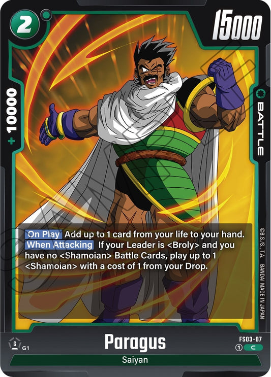 Image for Paragus - FS03-07 - Dragon Ball Super: Fusion World