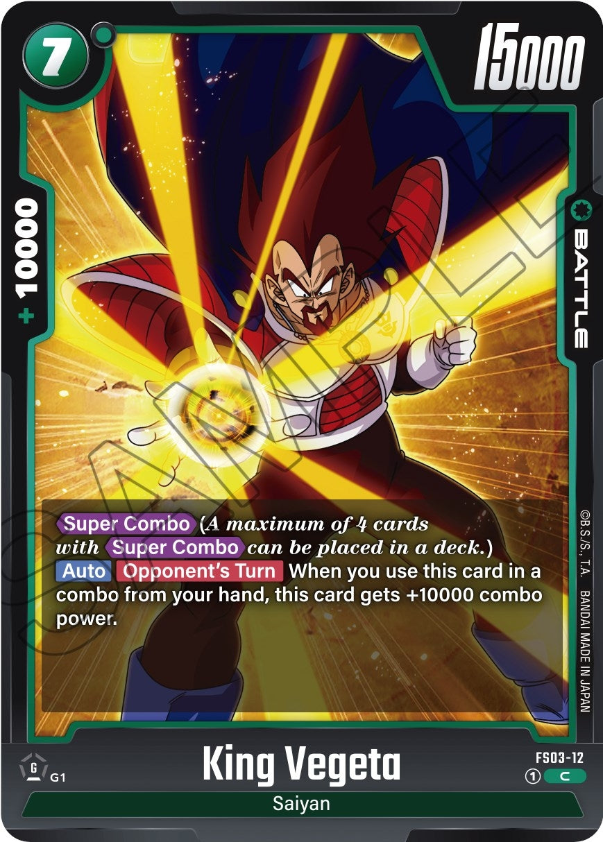Image for King Vegeta - Dragon Ball Super: Fusion World