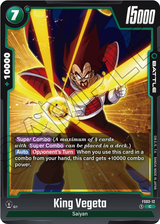 Image for King Vegeta - Dragon Ball Super: Fusion World