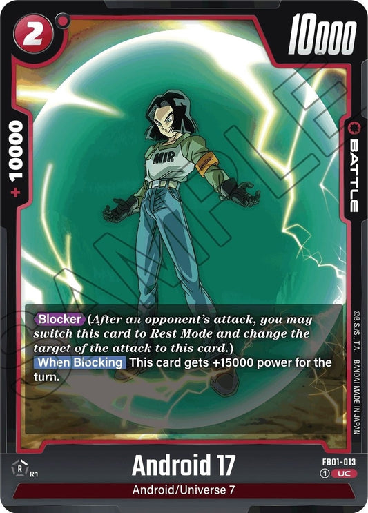Image for Android 17 - FB01-013 - Dragon Ball Super: Fusion World
