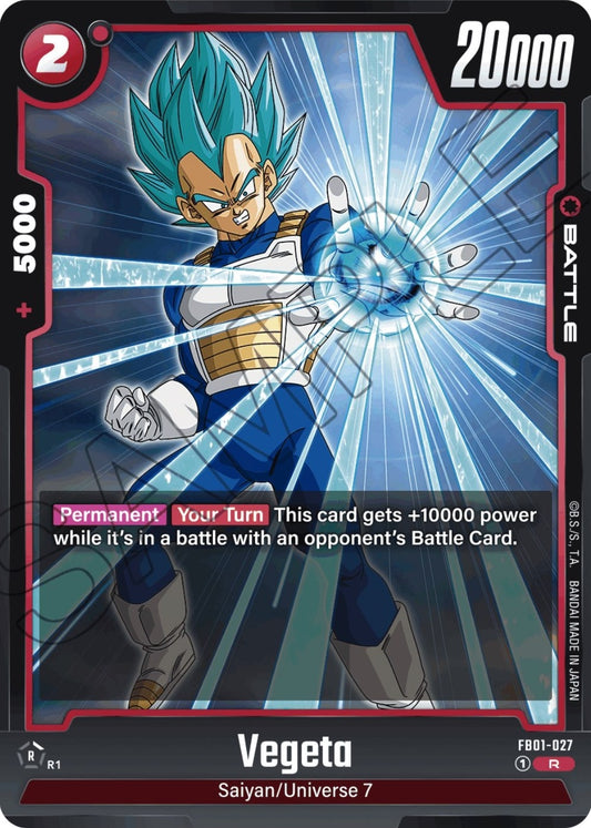 Image for Vegeta - FB01-027 - Dragon Ball Super: Fusion World