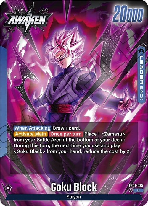 Image for Goku Black - FB01-035 - Dragon Ball Super: Fusion World