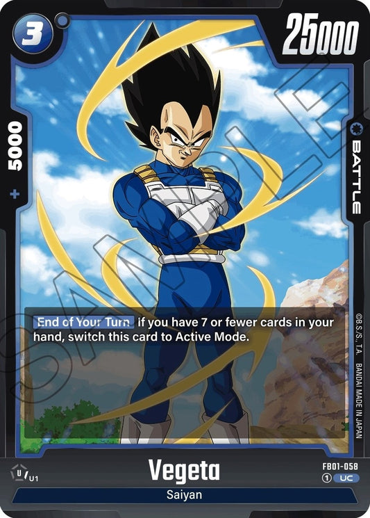 Image for Vegeta - FB01-058 - Dragon Ball Super: Fusion World