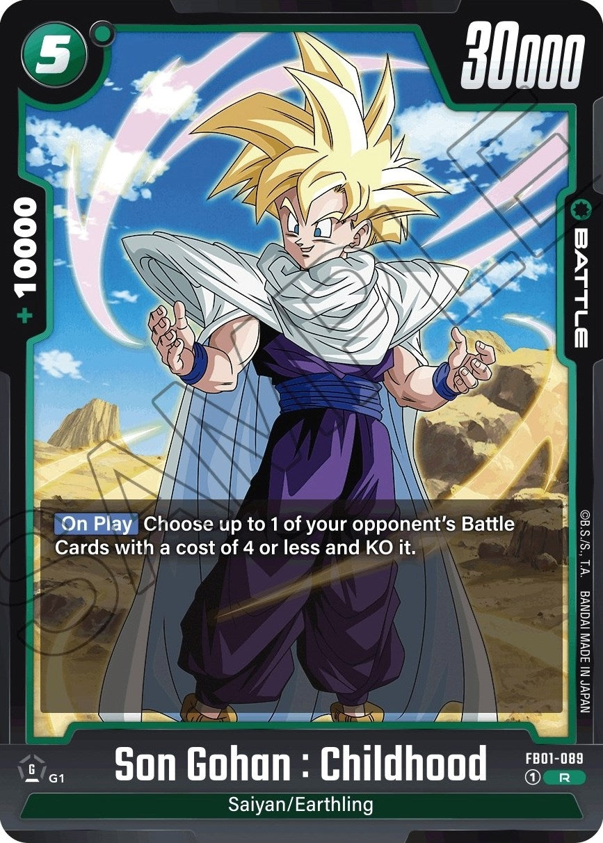 Image for Son Gohan : Childhood - FB01-089 - Dragon Ball Super: Fusion World