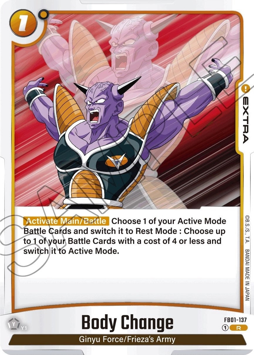 Image for Body Change - Dragon Ball Super: Fusion World