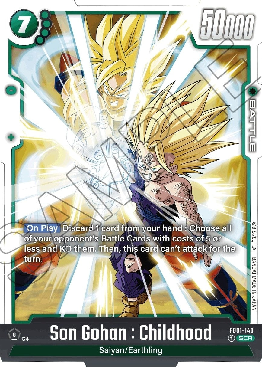 Image for Son Gohan : Childhood - FB01-140 - Dragon Ball Super: Fusion World