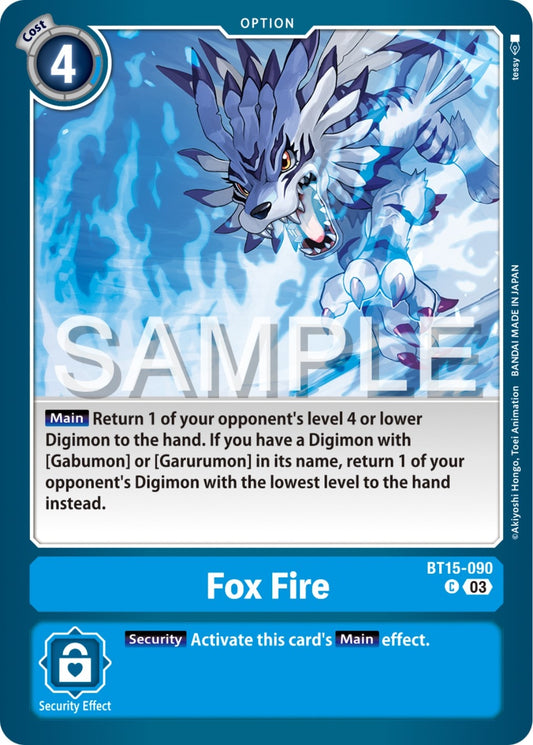 Image for Fox Fire - Digimon Card Game