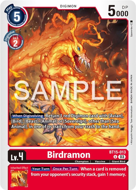 Image for Birdramon - Digimon Card Game