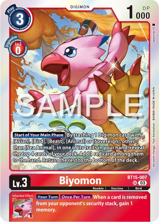 Image for Biyomon - Digimon Card Game