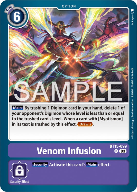 Image for Venom Infusion - Digimon Card Game