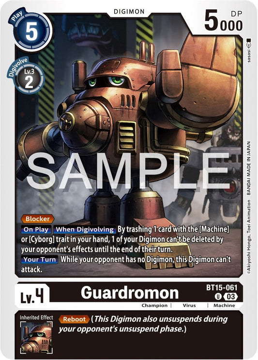 Image for Guardromon - Digimon Card Game