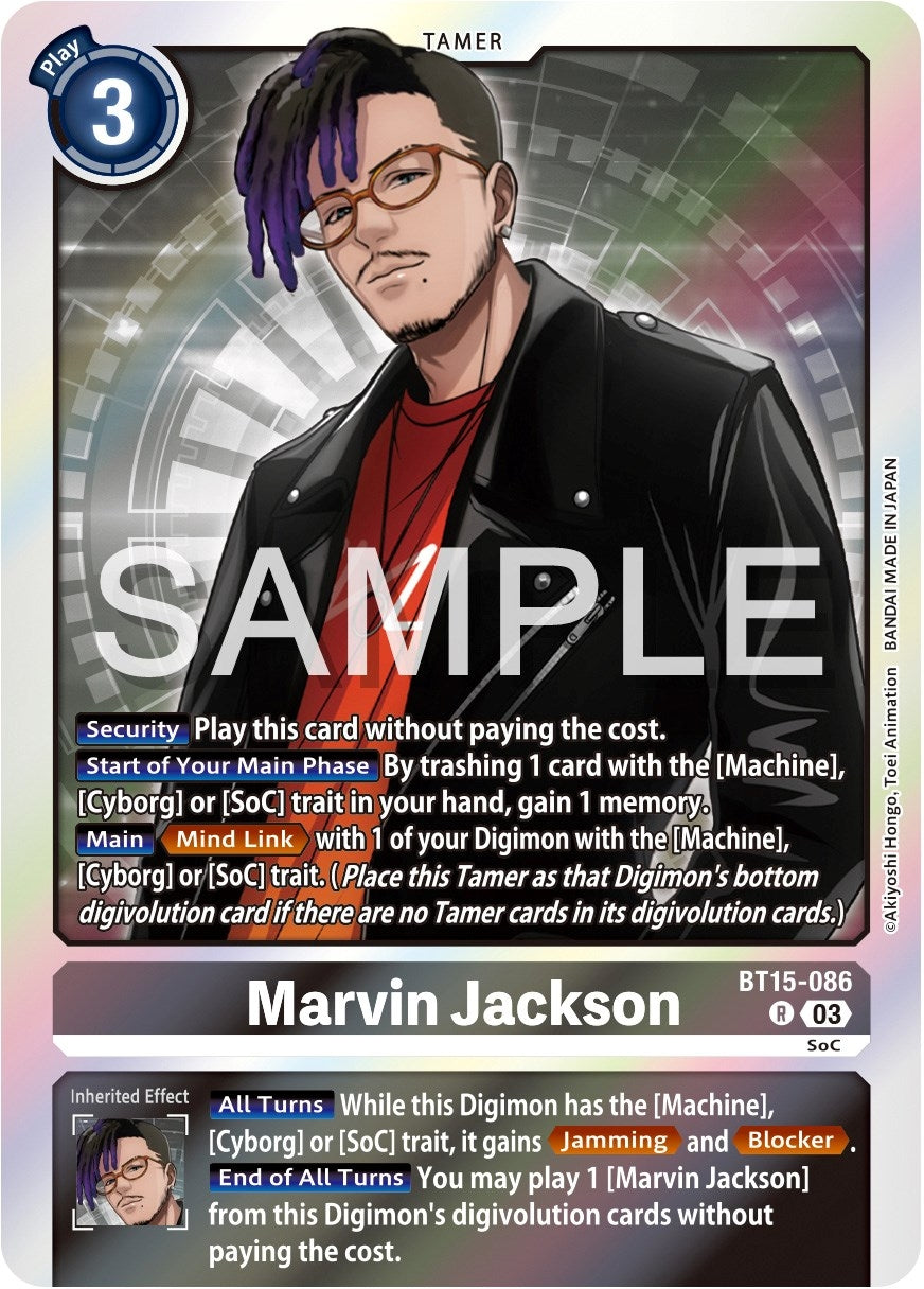 Image for Marvin Jackson - Digimon Card Game