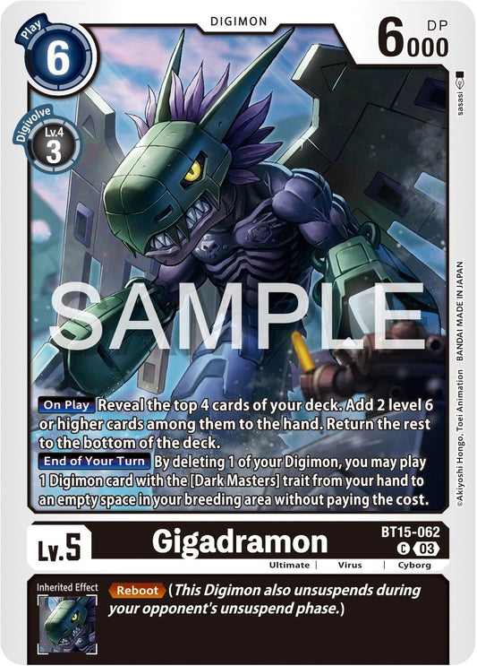 Image for Gigadramon - Digimon Card Game