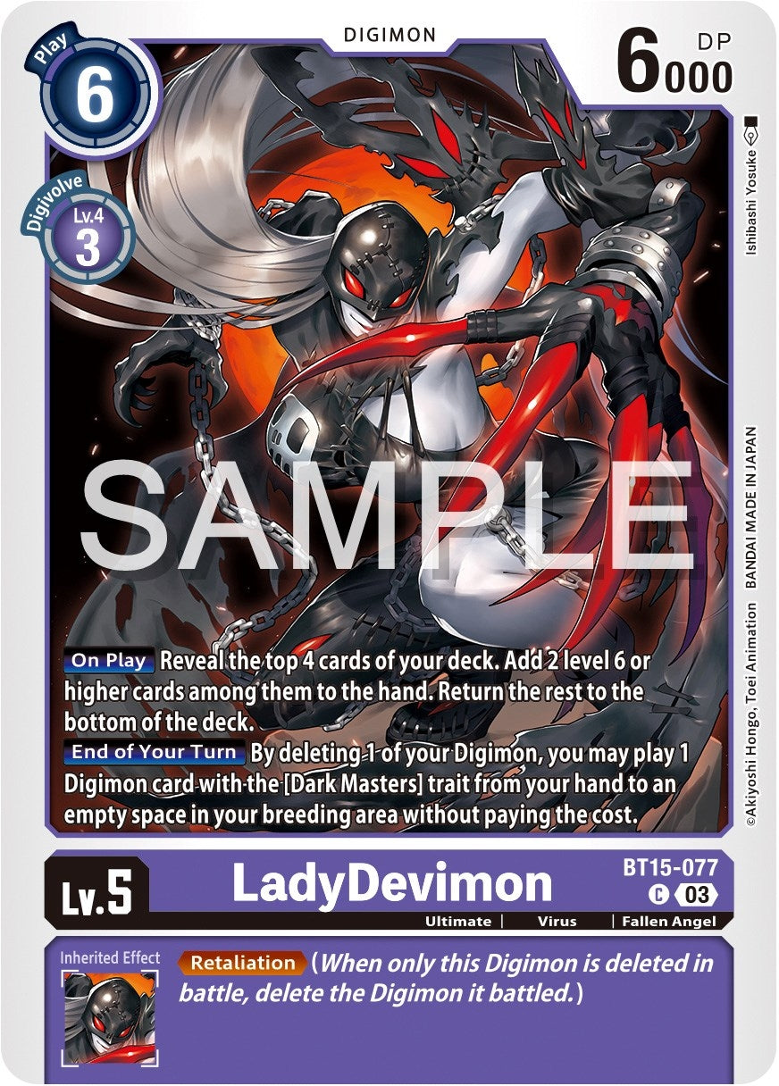 Image for LadyDevimon - Digimon Card Game