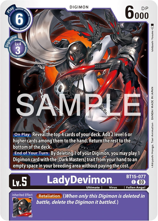 Image for LadyDevimon - Digimon Card Game