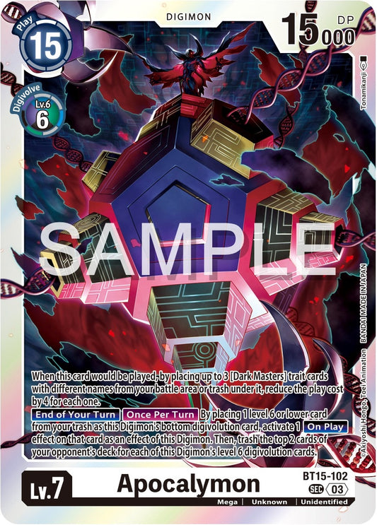 Image for Apocalymon - Digimon Card Game