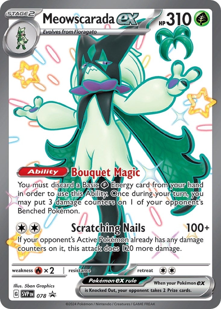 Image for Meowscarada ex - 078 - Pokemon