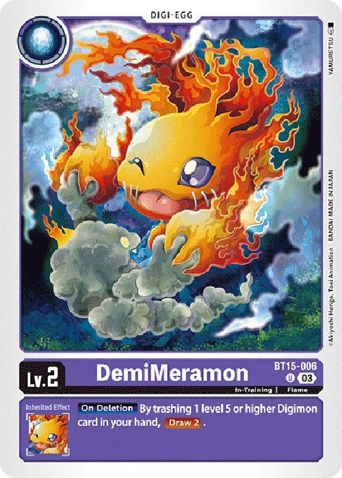 Image for DemiMeramon - Digimon Card Game
