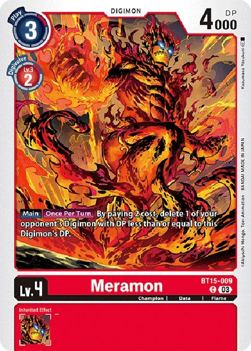 Image for Meramon - Digimon Card Game