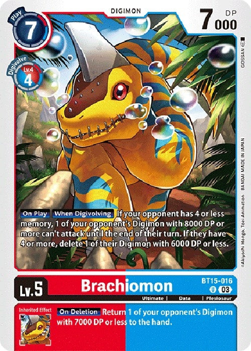 Image for Brachiomon - Digimon Card Game