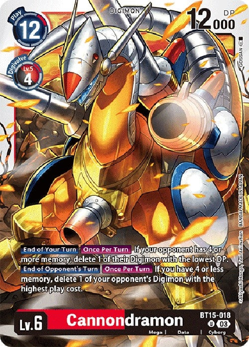 Image for Cannondramon - Digimon Card Game