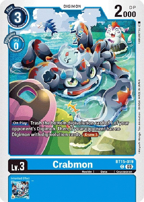 Image for Crabmon - Digimon Card Game