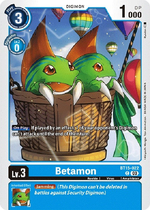 Image for Betamon - Digimon Card Game